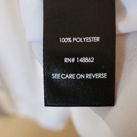 White Button-Up Blouse - Picture 3 of 4